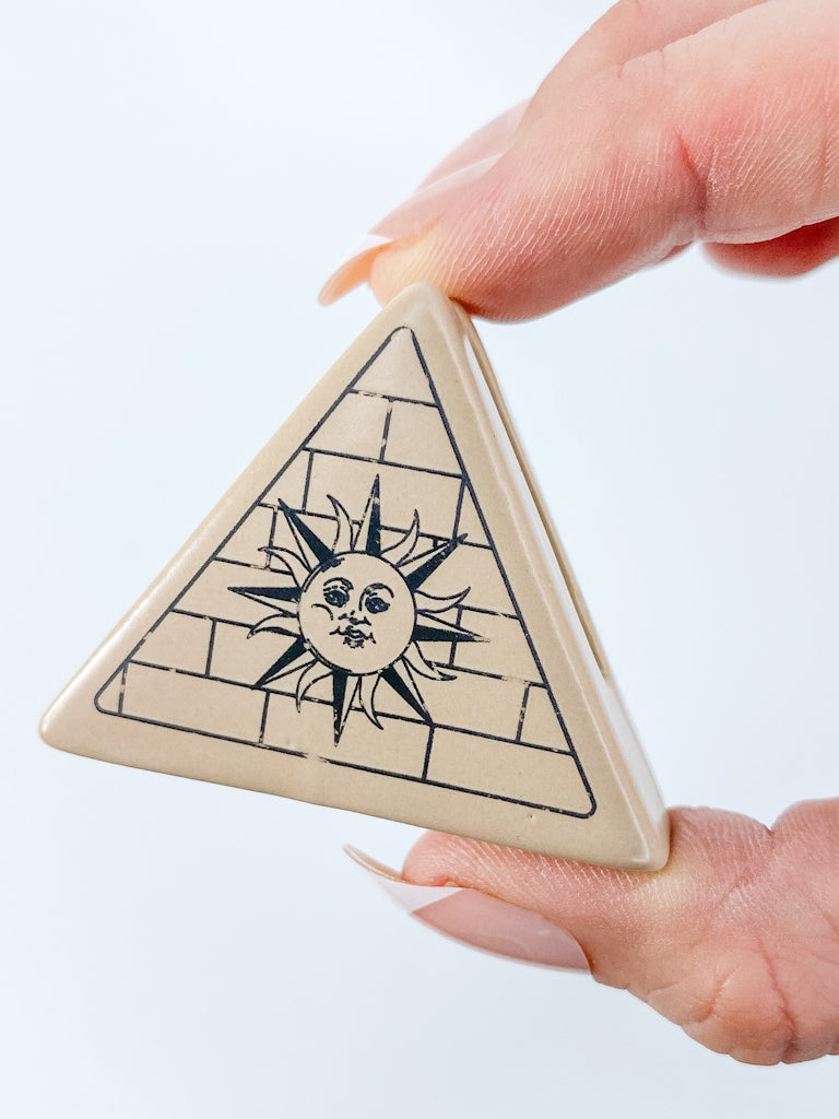 SunFace Ceramic Holder | Peach