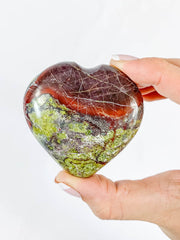 Dragon Bloodstone Heart | Large