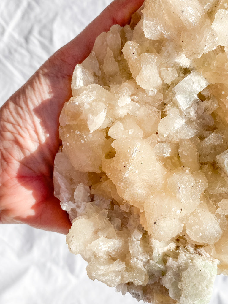 Apophyllite Stilbite Cluster 834g