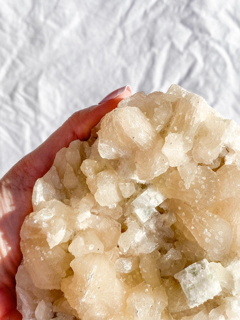 Apophyllite Stilbite Cluster 834g