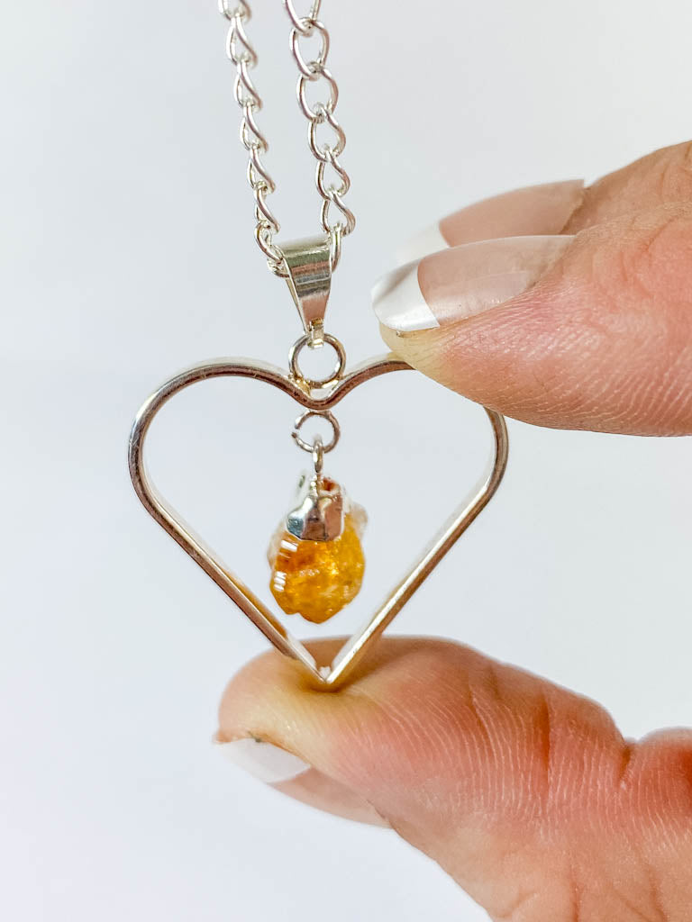 Love Crystals Pendant Citrine