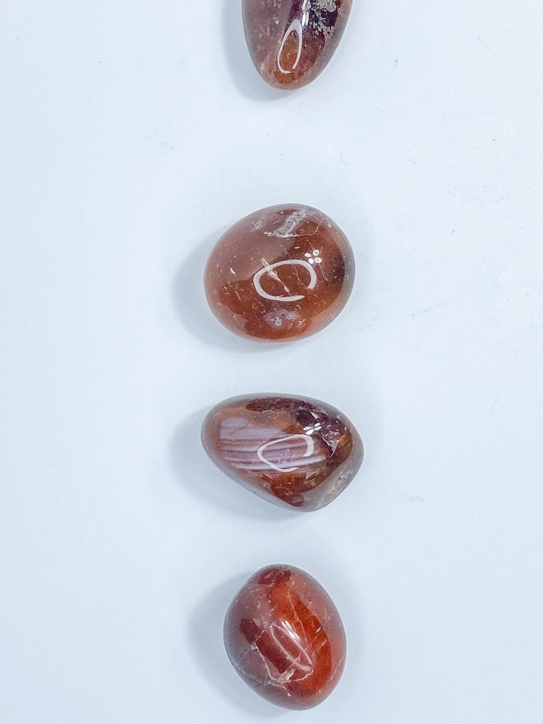 Dark Carnelian Tumbles | Medium