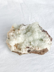 Green Apophyllite and StilBite Cluster 1.5kg