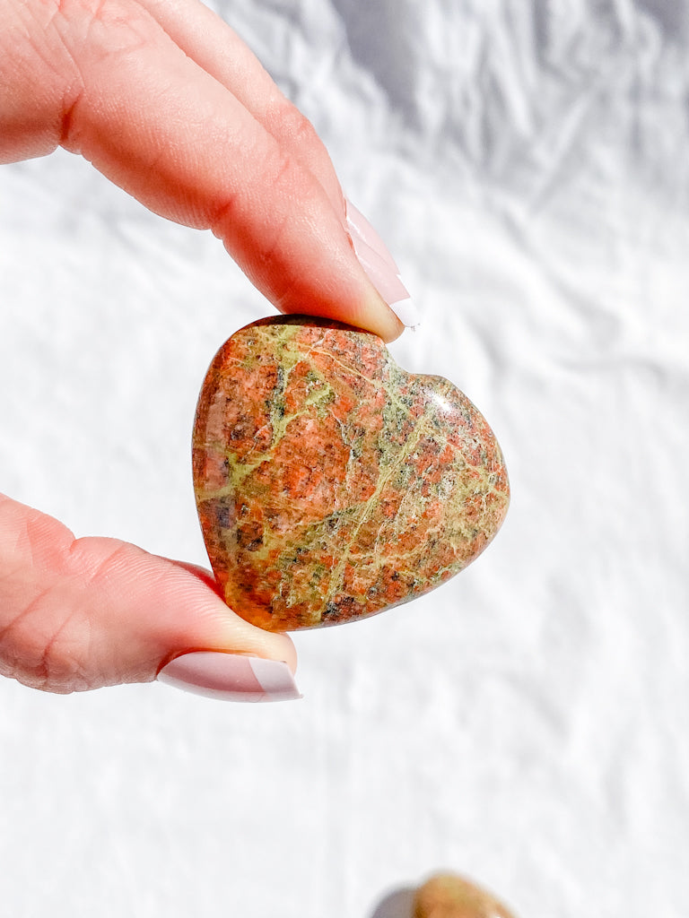 Unakite Heart | Small