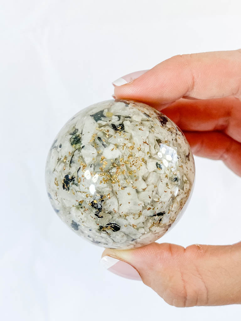 Orgonite Moonstone Sphere | X Large