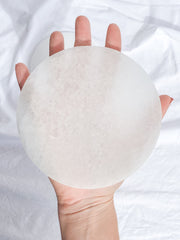 Selenite Charging Plate | Full Moon