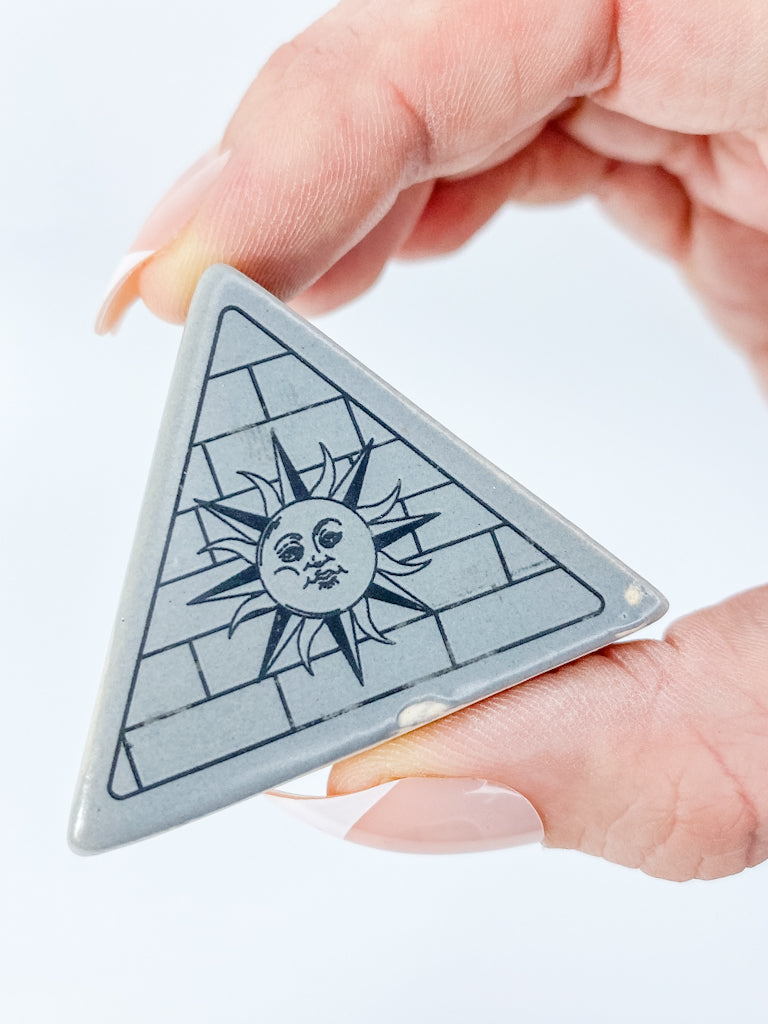 SunFace Ceramic Holder | Gray