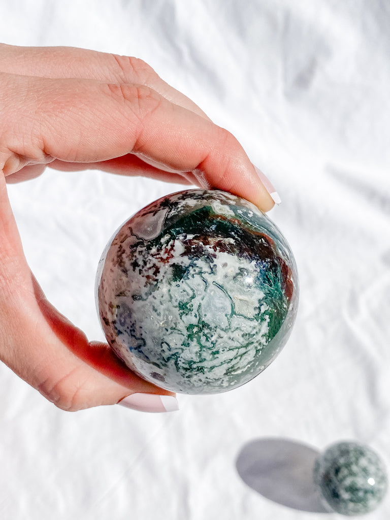 Tree Agate Sphere | X Large