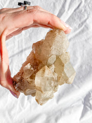 Himalayan Quartz Cluster with Inclusions 536g