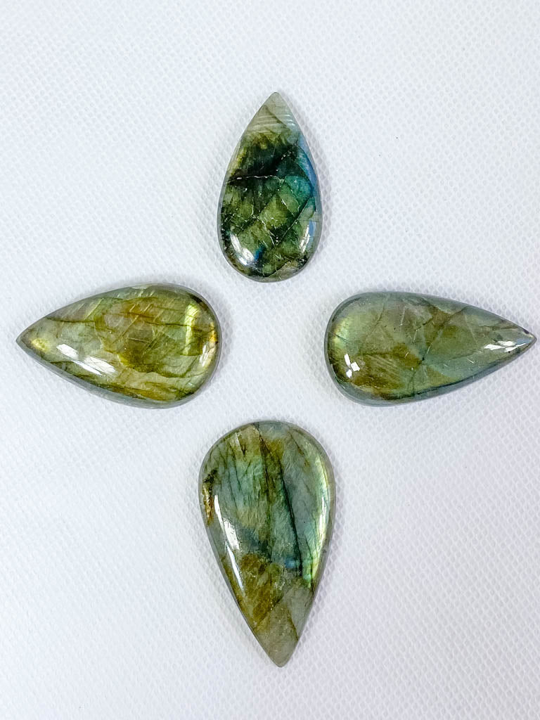 Labradorite Cabochon Tear Drop | Medium