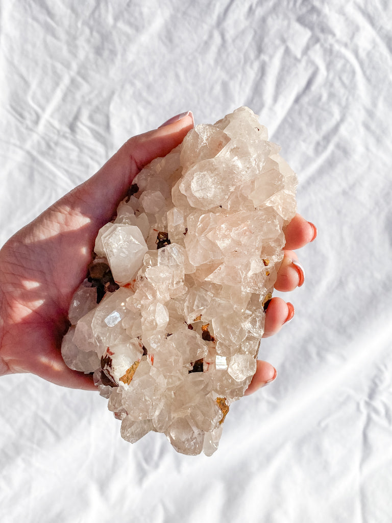 Himalayan Quartz Cluster with Inclusions 657g