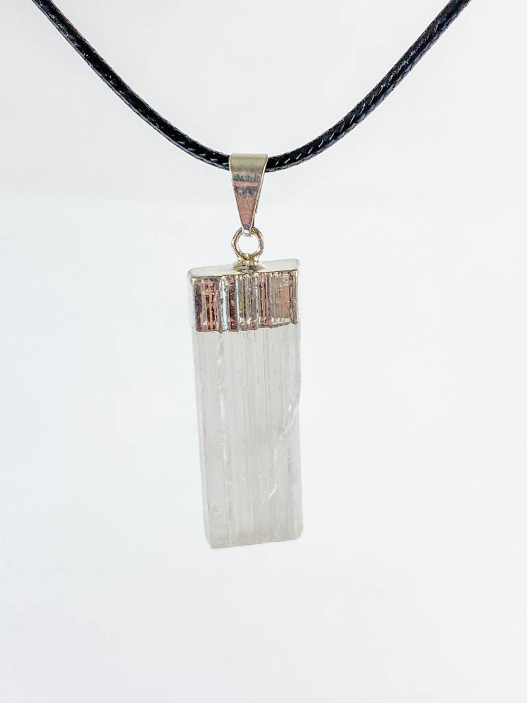 Vitality Pendant Natural Selenite