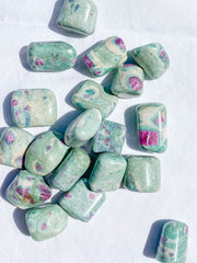 Ruby Fuchsite Tumbles | Medium