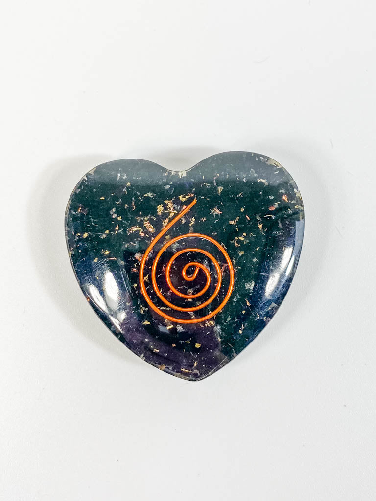 Orgonite Heart Black Tourmaline | Medium