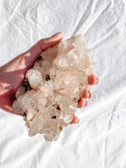 Himalayan Quartz Cluster with Inclusions 657g