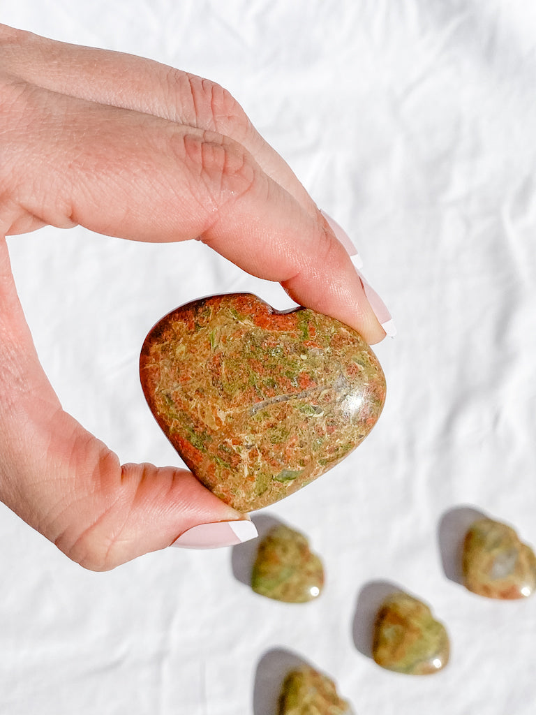 Unakite Heart | Medium