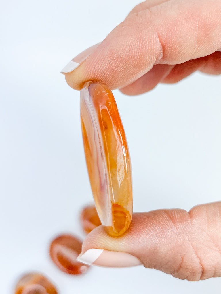 Carnelian Worry Stone