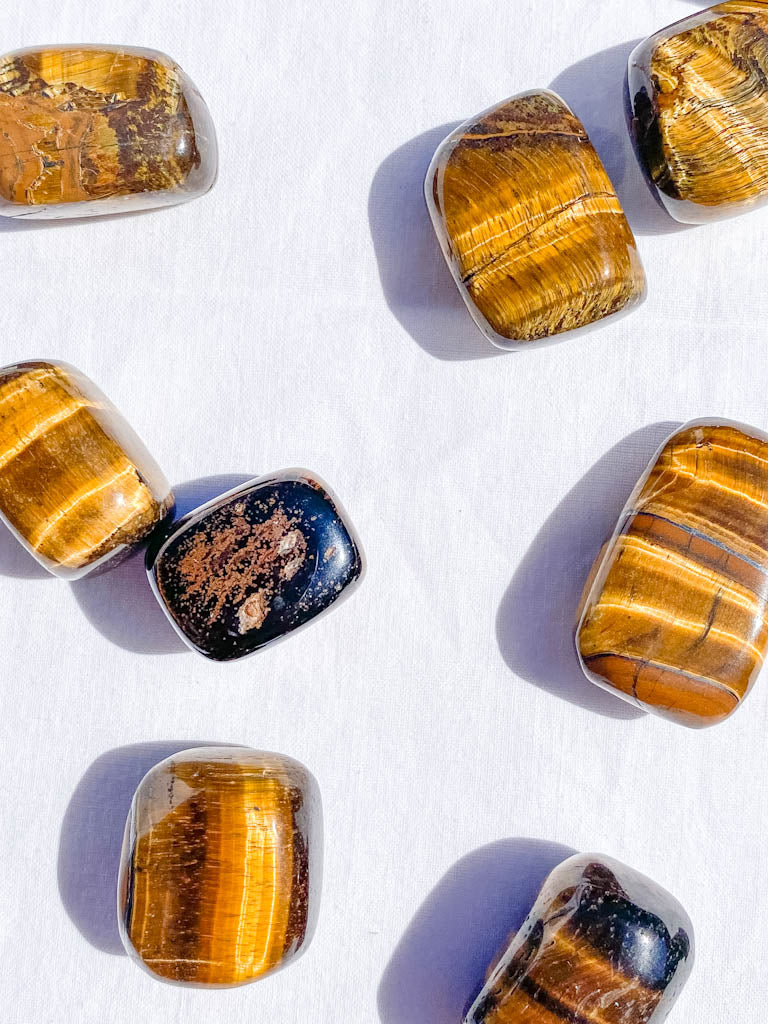 Tiger Eye Tumbles | Medium