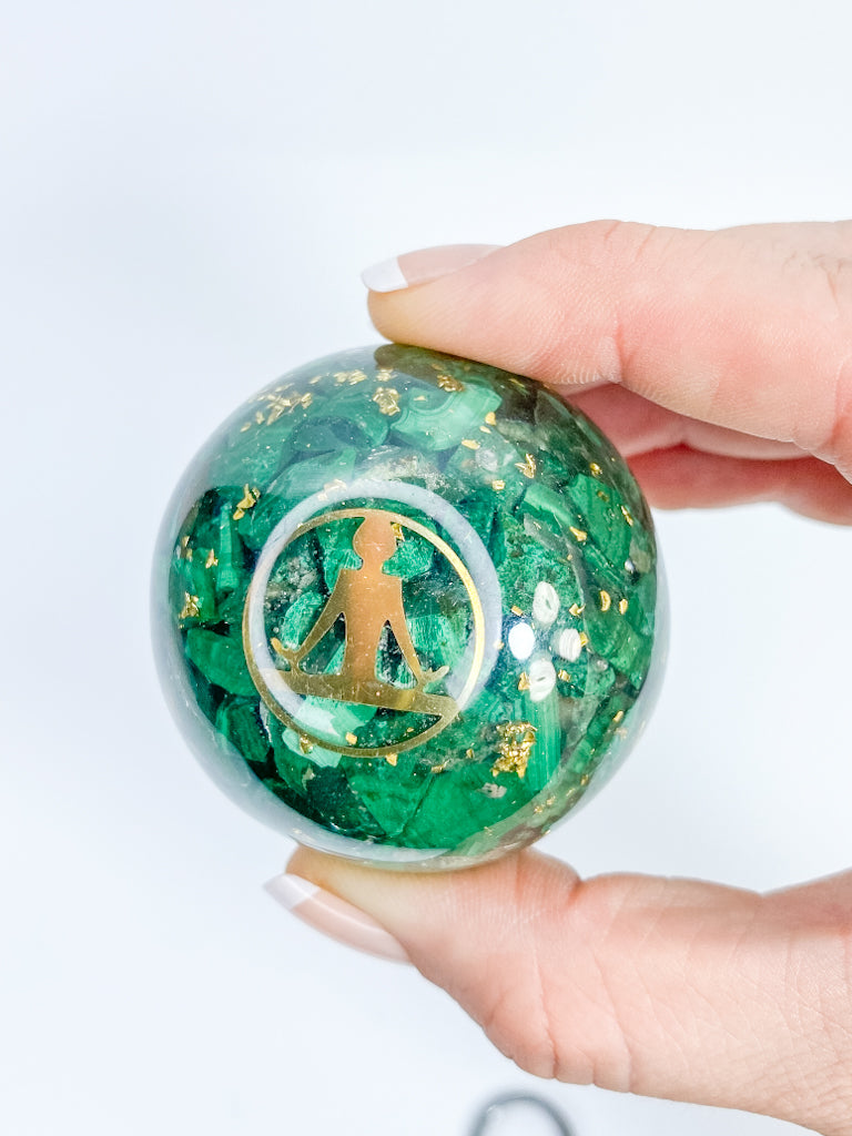 Orgonite Malachite Sphere | X Large