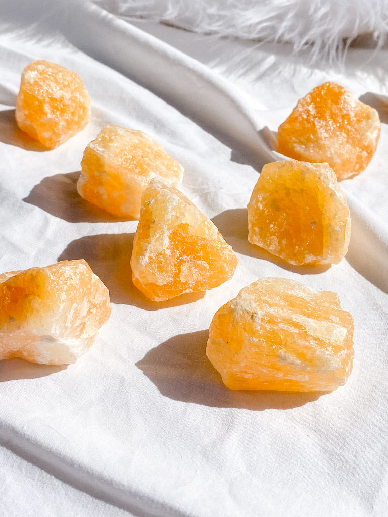 Orange Calcite Natural | Medium