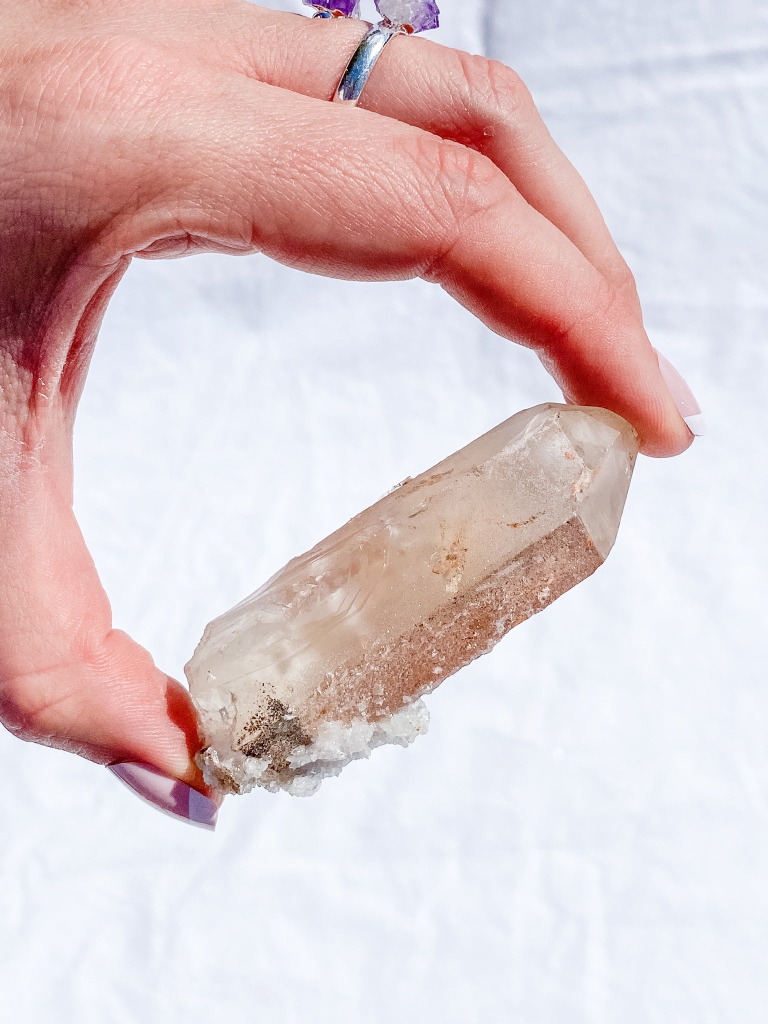 Clear Quartz with Inclusions Natural Point 65g