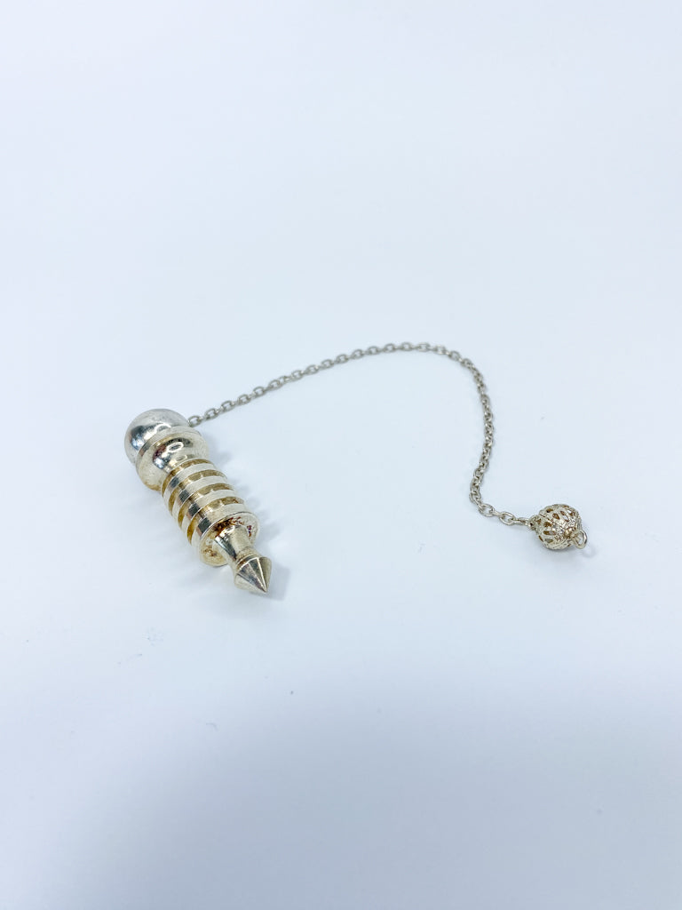 Silver Spiral Pendulum