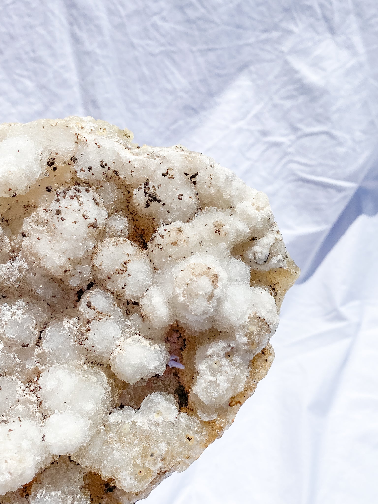 Coral Quartz Cluster with Druzy and Inclusions 1.1kg