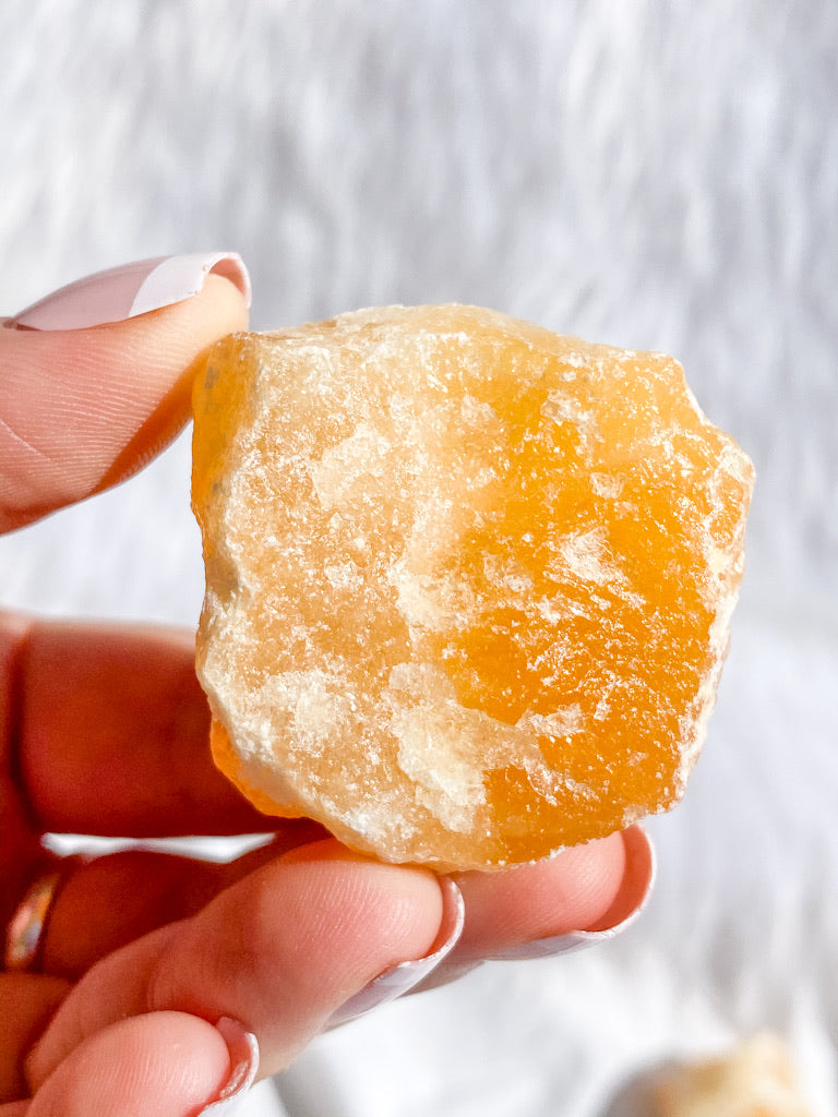 Orange Calcite Natural | Medium