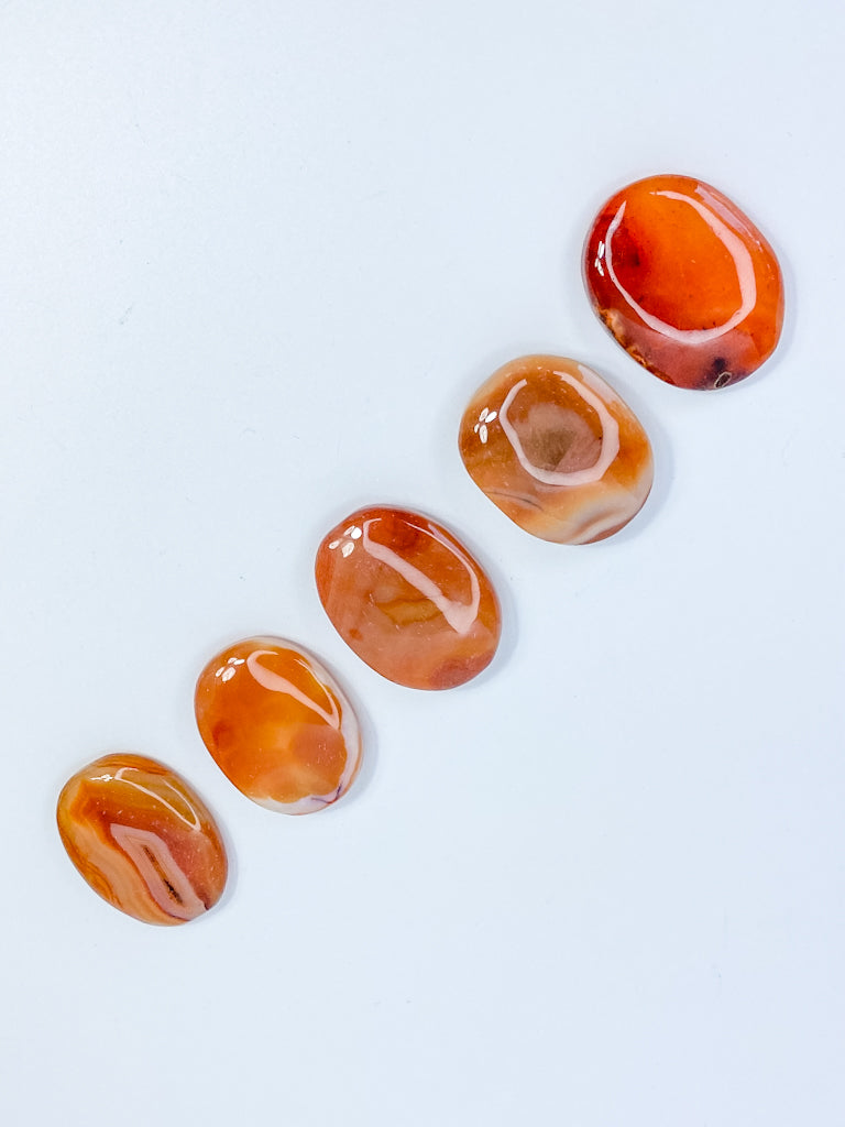 Carnelian Worry Stone