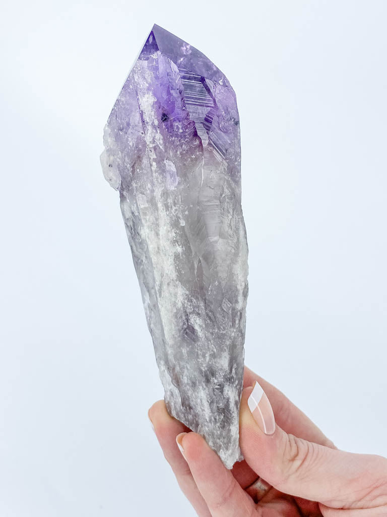 Amethyst Natural Laser Dragons Tooth Wand 272g