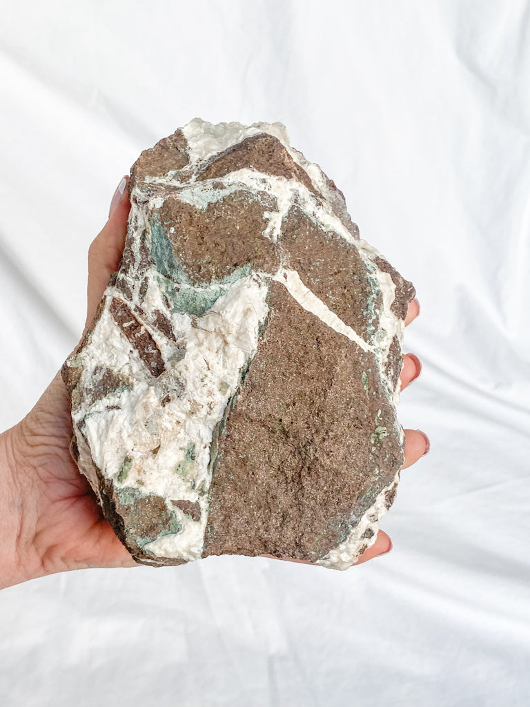 Green Apophyllite and StilBite Cluster 1.5kg