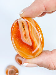 Carnelian Worry Stone