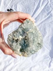 Quartz with Inclusions Mineral Specimen Cluster 388g