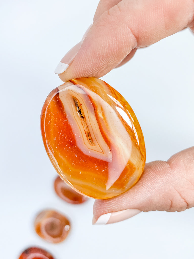 Carnelian Worry Stone