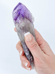 Amethyst Natural Laser Dragons Tooth Wand 272g