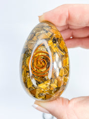 Orgonite Tiger Eye Egg | X Large