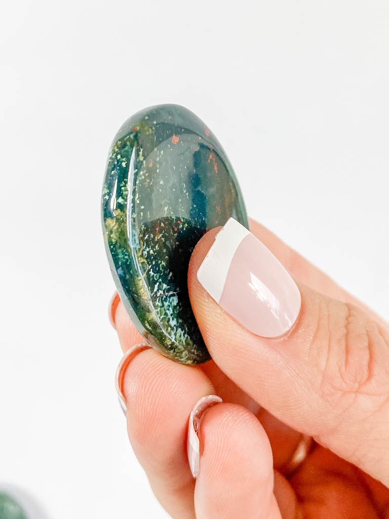 BloodStone Worry Stone