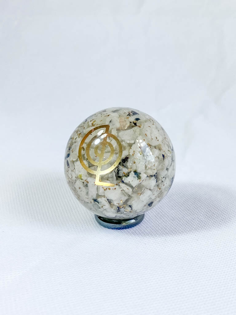 Orgonite Moonstone Sphere | X Large