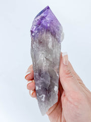 Amethyst Natural Laser Dragons Tooth Wand 272g