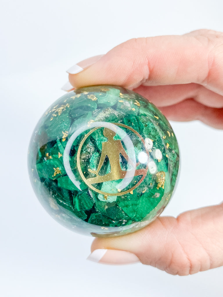 Orgonite Malachite Sphere | X Large