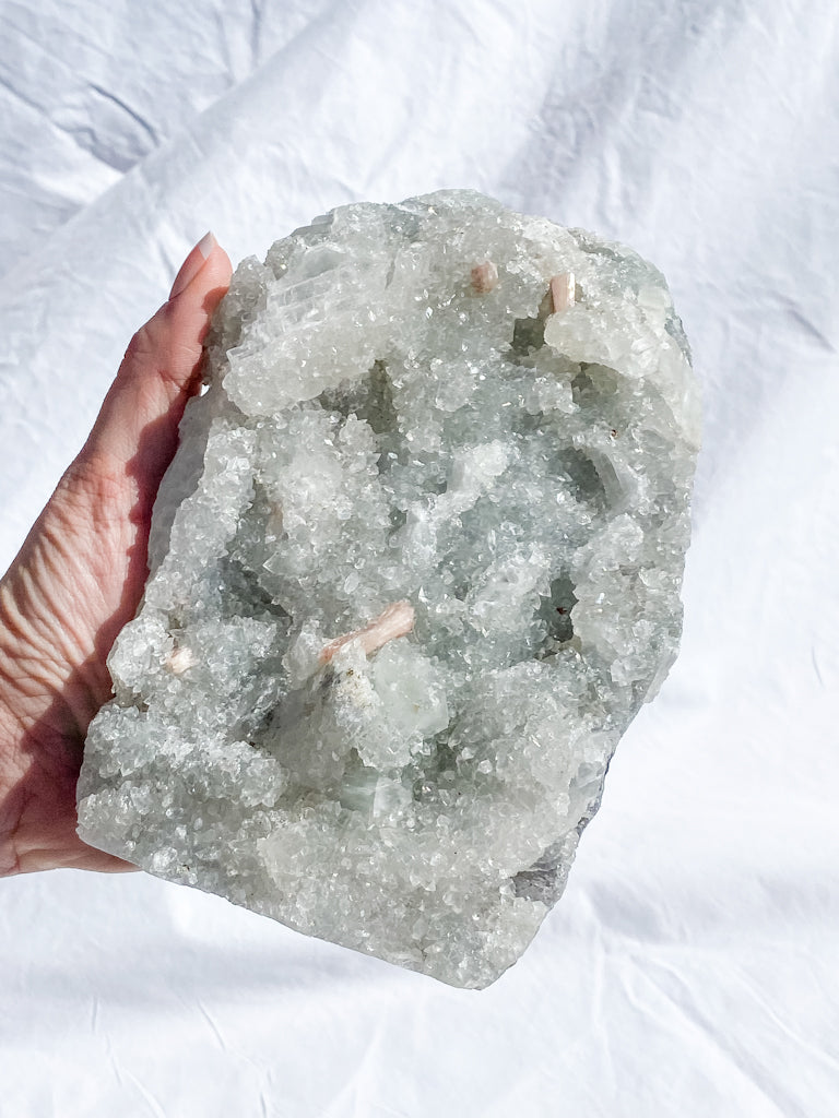 Chalcedony with Inclusions CutBase Cluster 1.8kg