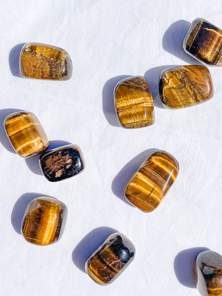 Tiger Eye Tumbles | Medium