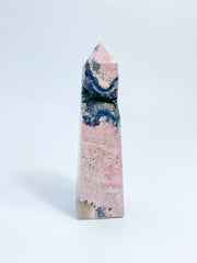 Rhodonite Obelisk with Cavity 226g