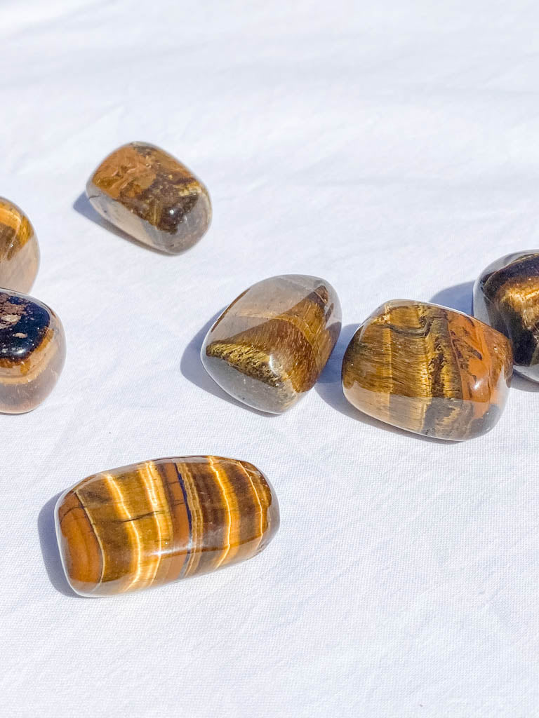 Tiger Eye Tumbles | Medium