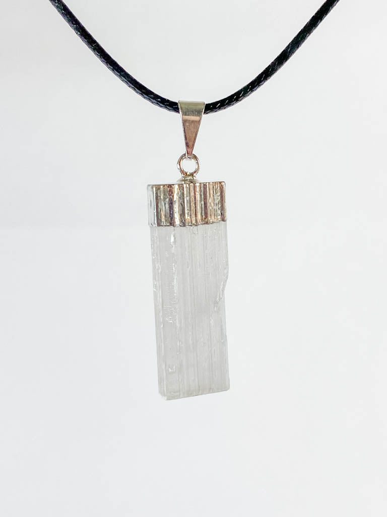 Vitality Pendant Natural Selenite