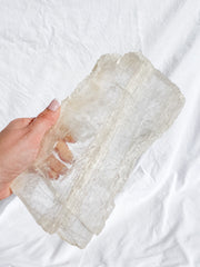 Selenite Gypsum Clear Slab 1.3kg