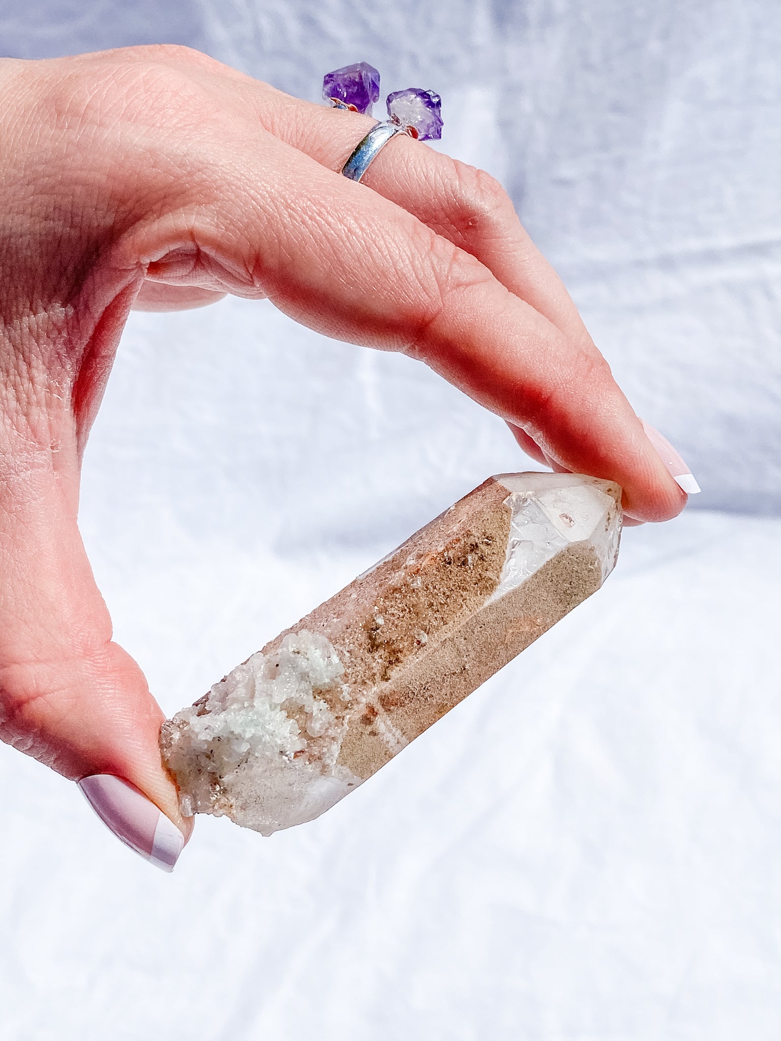 Clear Quartz with Inclusions Natural Point 65g