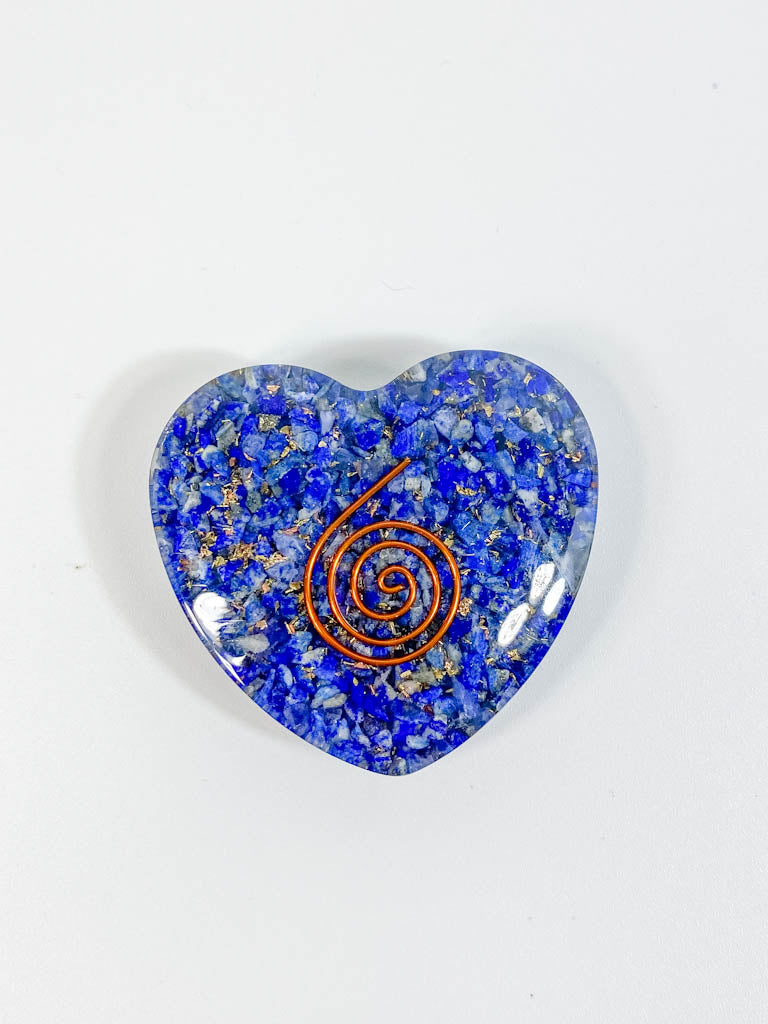 Orgonite Heart Lapis Lazuli | Medium