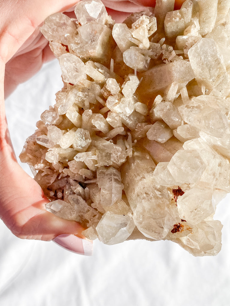 Himalayan Quartz Cluster with Inclusions 459g