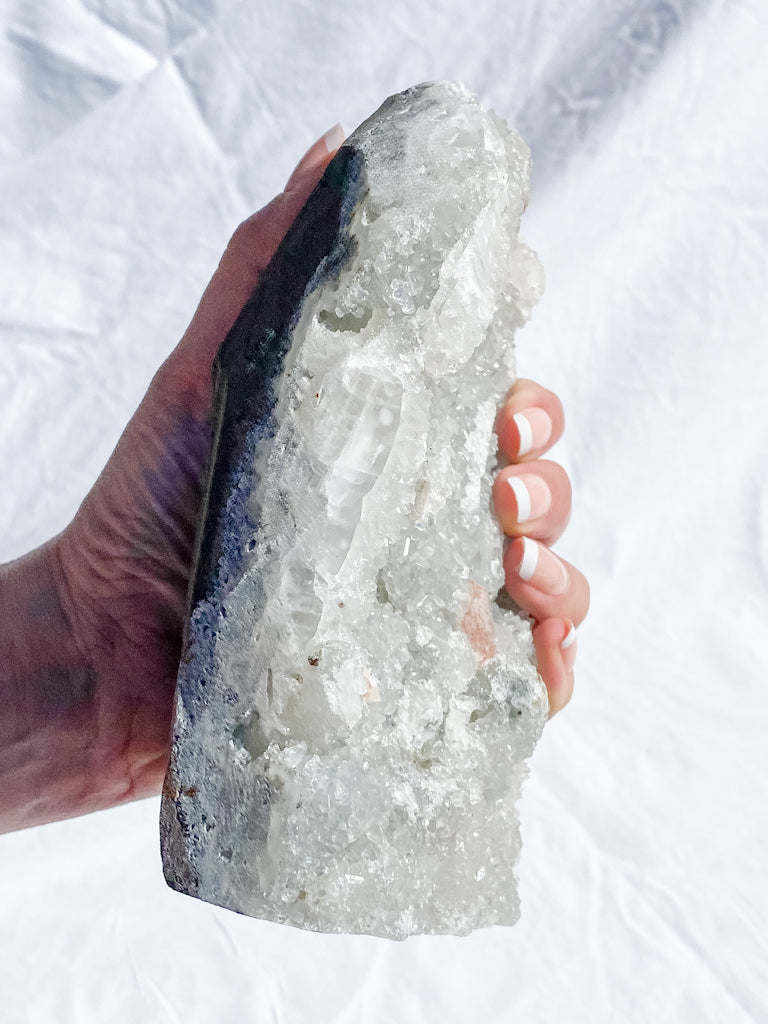 Chalcedony with Inclusions CutBase Cluster 1.8kg